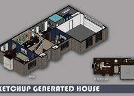 SketchUP Generated House 
