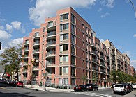 Fox Leggett. New Residential Construction. 50 units, 60,200 SF. Completed 2010. LEED Platinum