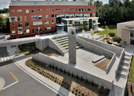 Wake Tech Health Sciences 2 Clock Tower and Plaza