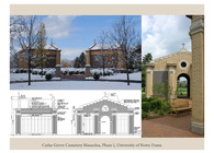 Mausolea at Cedar Grove Cemetery, University of Notre Dame