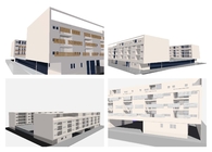 Render of State-subsidized apartments in La Florida (Sevilla, España)