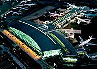 Terminal One in JFK Airport. New York