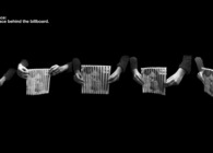 The negative space behind the billboard. Facade Design 