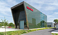 ADVANCED: The Wicona Test Center features the latest in testing equipment for building systems. 