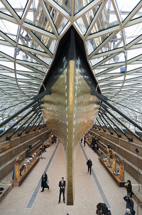  bow of the restored Cutty Sark photo by Nils Jorgensen_Rex Features
