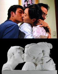Top: Kim's Bin-Jip/ 3-Iron Bottom: Wang Du's The Kiss