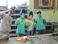 Everyone's ready to weld!