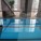 Pool, apparently not leaking --- possibly filled with blue resin