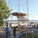 Architecture students construct, with funding from NASA, a vertical habitat facility. (Photo: Derek Eng/The Poly Post)