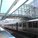 An inbound train passes under the sky bridge at the CTA's new Morgan station on the Near West Side. (Chuck Berman, Chicago Tribune / May 29, 2012) 