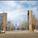artist rendering, provided by the Eisenhower Commission on Oct. 6, 2011, shows an updated model showing the Maryland Avenue vista and promenade for the national memorial in Washington for President Dwight D. Eisenhower. via AP