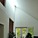 High ceiling and view to the backyard