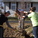 Volunteers planting a Serviceberry tree