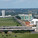 Ministries Esplanade with several of Niemeyer's buildings: the National Congress, the Cathedral, the National Museum and the National Library, Brasilia, D.F., 2006, Brasília