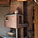 The third-floor sitting room’s angular brick fireplace. Annie Schlechter
