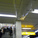 Plastic sheeting, tubes and tape used to deal with a leaky roof in Shibuya station. | Chris Berthelsen