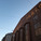 Evening light on building.