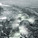 Winning entry for Kiev Islands Master Plan Competition - THE BLUE LINE, aerial view in winter (Image: Wolf House Productions)