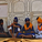 The ceremonial guards resting in the shade
