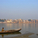 The morning sun, a view from the eastern bank