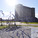 Empty Pavilion with Michigan Central Station in the background