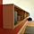 Bookshelves in loft