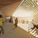 Global Holcim Awards 2012 Gold: Secondary school with passive ventilation system, Gando, Burkina Faso: The newly shaded landscape creates a platform for meeting, learning and teaching with multiple sports fields. (Image © Holcim Foundation)