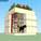 A rendering shows a house in the Community Cat Café project at Florida Southern College. Also part of the project is capturing and spaying or neutering the cats at the college, and letting the cat population on the campus decline on its own. (DRAWING PROVIDED BY FLORIDA SOUTHERN COLLEGE)