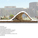 The pavilion is digitally fabricated out of 100% recycled wood-plastic composite material. The inside provides a shaded space to gather during hot summer days, and the exterior of the pavilion is a greened extension of the plaza’s lawn, providing a comfortable surface for seating and play.