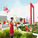 Spatial impression of the district garden and the picnic area in the foreground/ ©BOARD