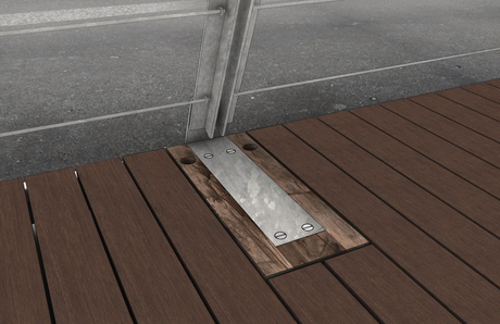 ...Early Handrail Connection Detail