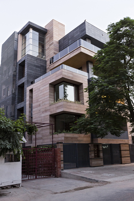 Wrapping up a multi-apartment residence