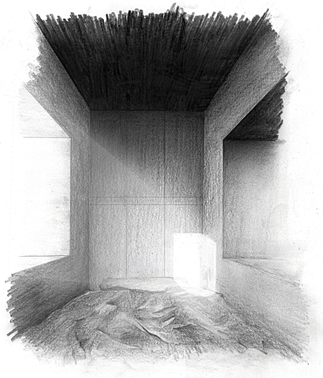 Finally getting round to revisiting past projects in order to bring them to life. First up, Stonemason House from first year of uni (2002). From this: