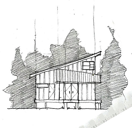 currently working on a small design build project for a boathouse!