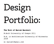 working on portfolio website....http://www.mariahmarshall.com