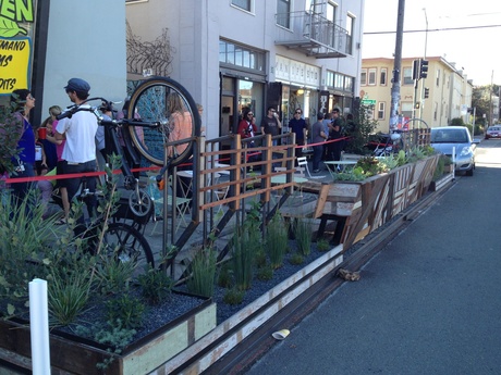 Oakland Parklet minipark