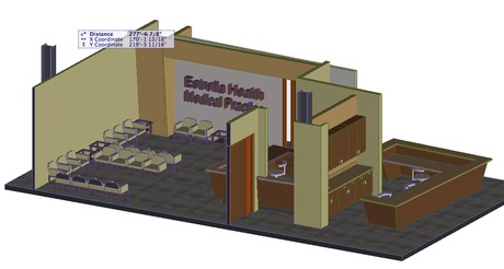  Working on two medical time-share tenant improvements. I love the challenges and solutions of the project. For a young doctor starting a new practice or for a doctor with an established practice who would like to open a second office, the concept of the medical time-share office may prove to be a cost-effective alternative to renting, furnishing and equipping an individual office