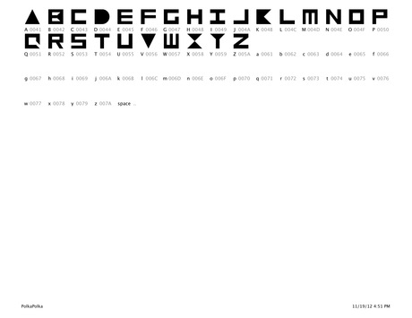 Polka (unsorted glyph drafts)