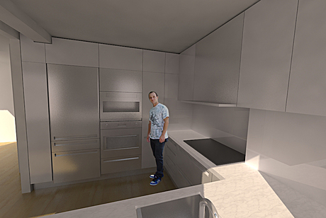 First 3ds max model /rendering, added a friend who is working on site in to it