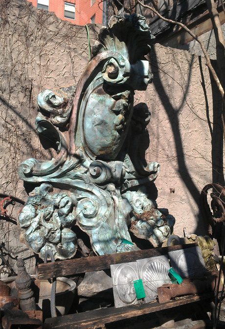 At architectural salvage found part of the original NYC Plaza hotel for reuse on our upcoming architectural remodel