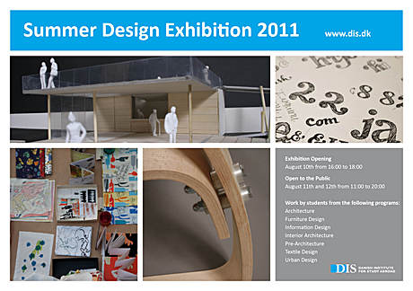 DIS Summer Design Exhibition at the Danish Royal Academy of Fine Arts