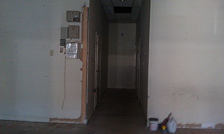 Everytime I come to measure abandoned spaces, I am really scared to open the doors. specially restrooms doors. I'm a wimp and could not open it today.