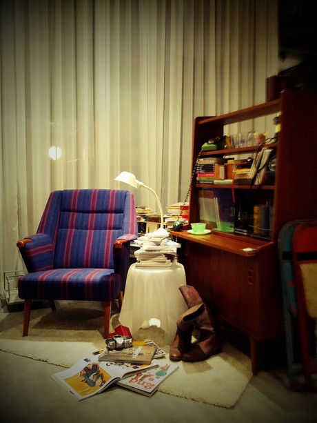 Showcase of reading corner