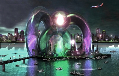 3D design for floating city 