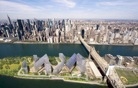 Cornell University's Tech Campus on Roosevelt Island: I am currently working with Cornell University Sustainable Design (CUSD) Sustainable Research Facility branch on the site. We are carrying out a feasibility analysis to determine whether or not LEED ND (Neighborhood Development) certification is achievable.