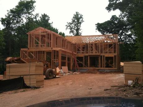 1st House going up!
