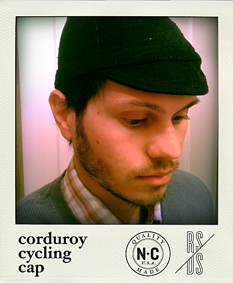 Hand-Crafted Corduroy Cycling Cap development