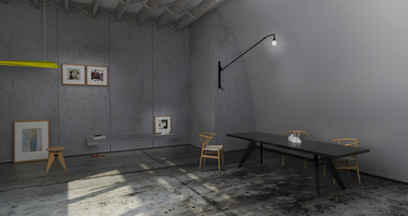 Interior Rendering - Studio in Wellington, New Zealand