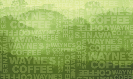 Wall design for Wayne's Cofffee stores in Sweden, Cooperation with Almén: Gesture Design and Wilund Entrepenad AB