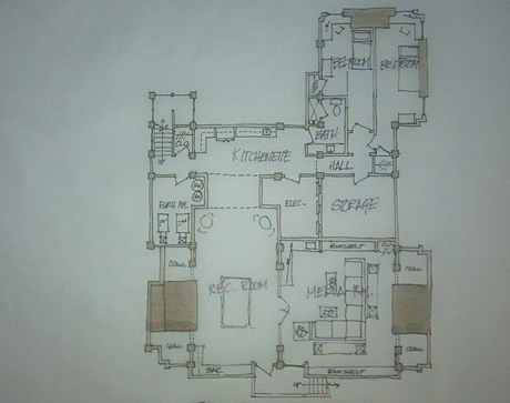 Basement, House in Maine